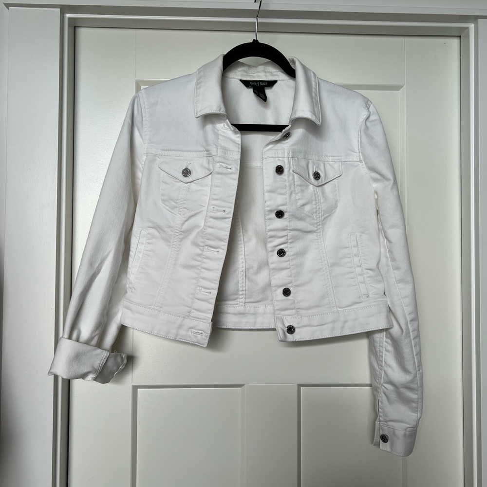 Women's White Denim Jacket